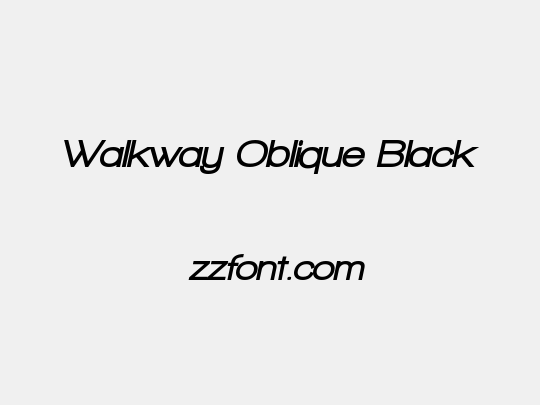 Walkway Oblique Black