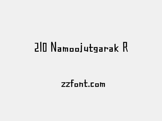 210 Namoojutgarak R