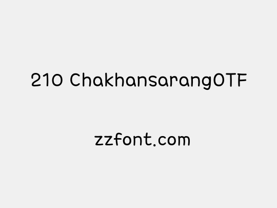 210 ChakhansarangOTF