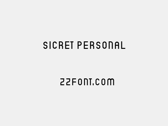 Sicret PERSONAL