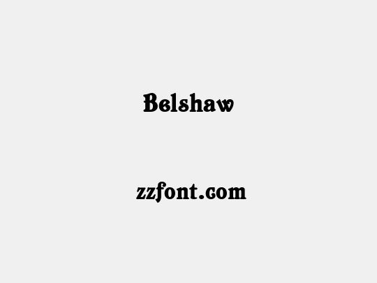 Belshaw