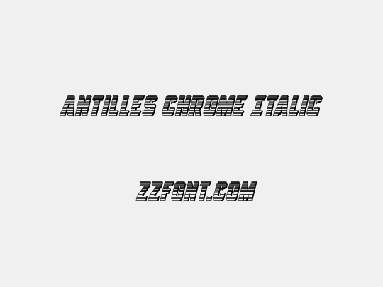 Antilles Chrome Italic