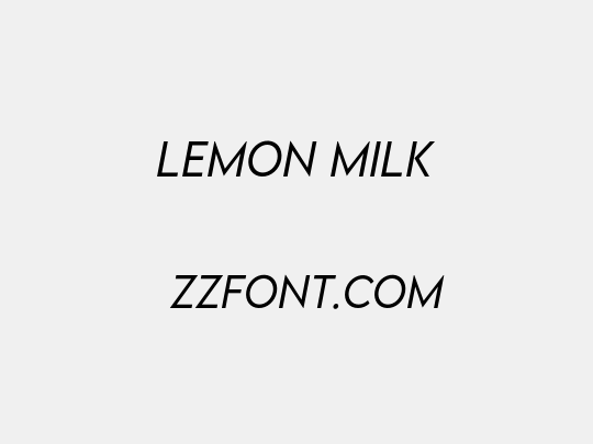 LEMON MILK