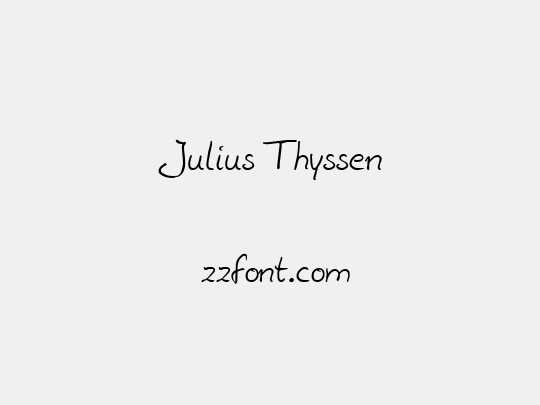 Julius Thyssen