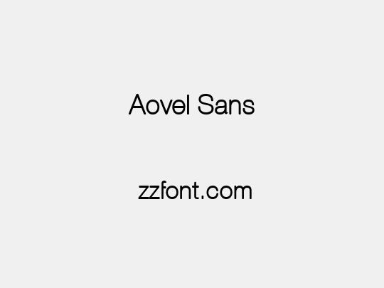 Aovel Sans