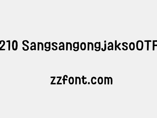 210 SangsangongjaksoOTF