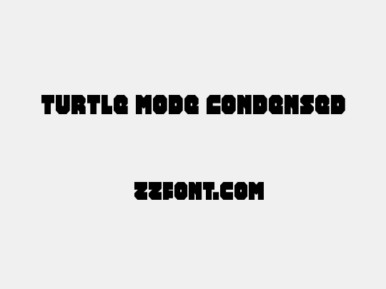 Turtle Mode Condensed