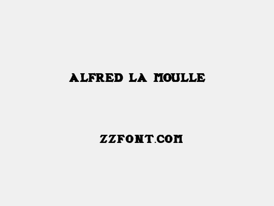 ALFRED LA MOULLE