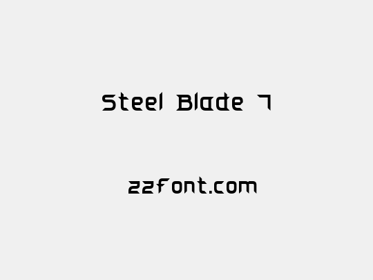 Steel Blade 7