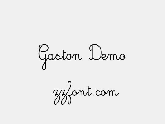 Gaston Demo