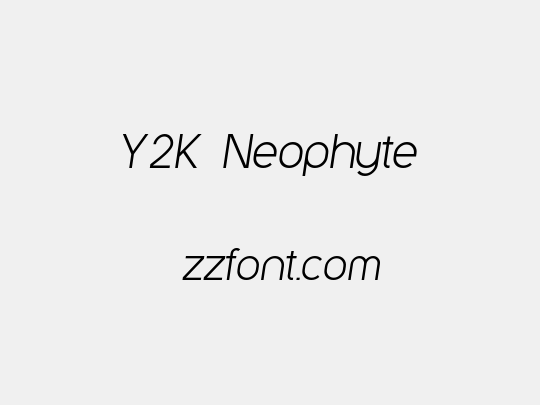 Y2K Neophyte