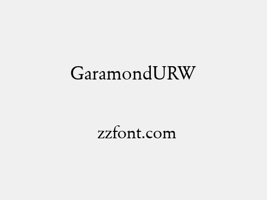 GaramondURW