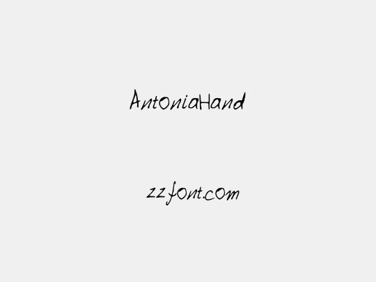 AntoniaHand