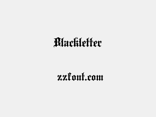 Blackletter