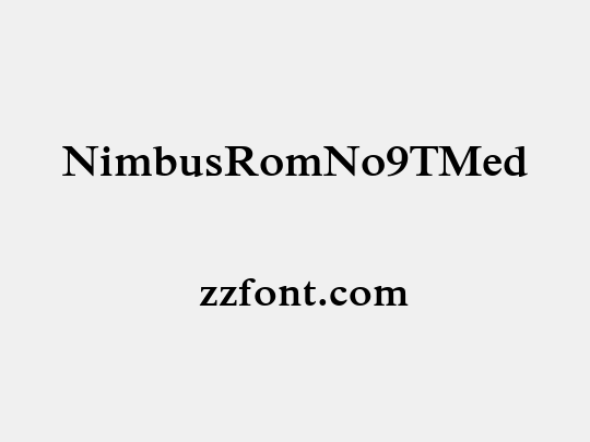 NimbusRomNo9TMed