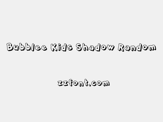 Bubblee Kids Shadow Random