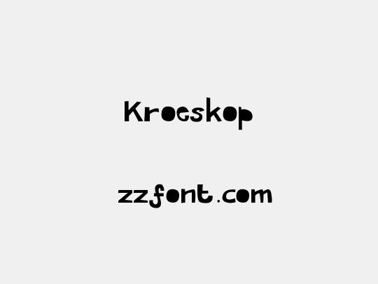 Kroeskop