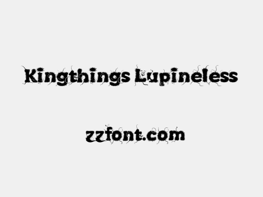 Kingthings Lupineless