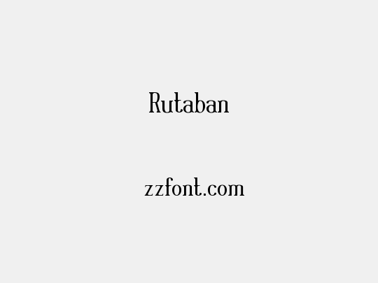 Rutaban