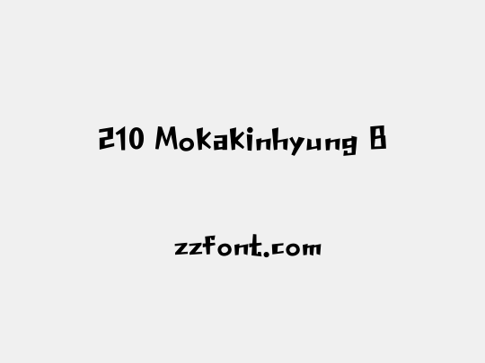 210 Mokakinhyung B