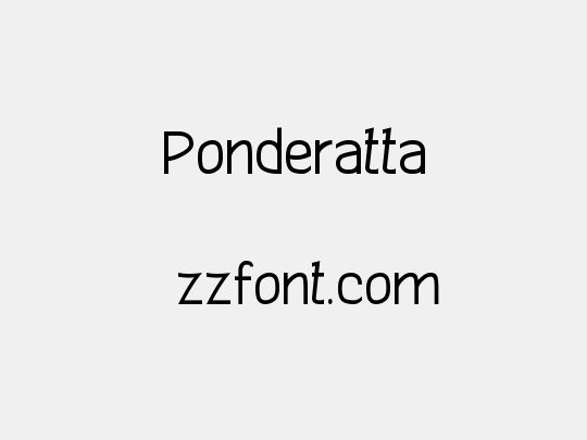 Ponderatta