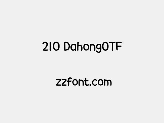 210 DahongOTF