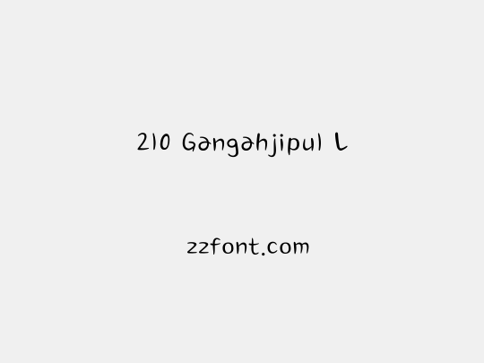 210 Gangahjipul L