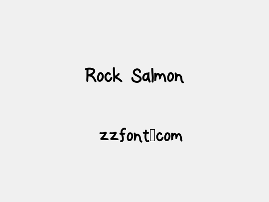 Rock Salmon