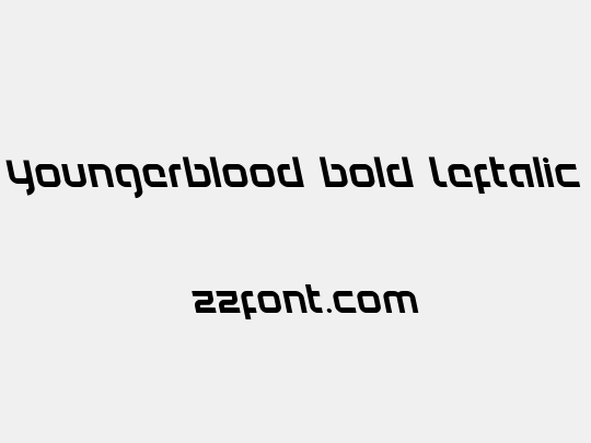 Youngerblood Bold Leftalic