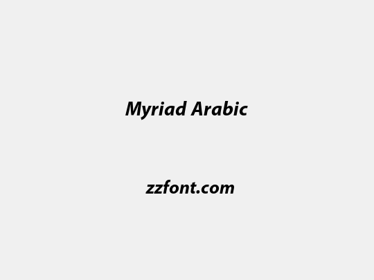 Myriad Arabic