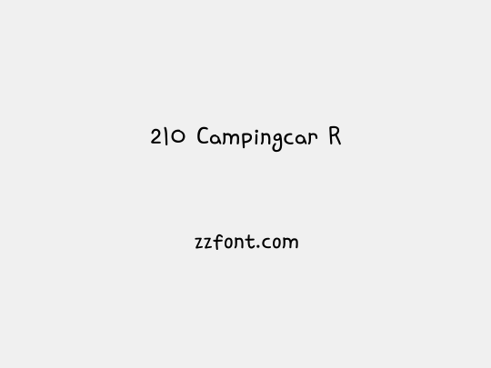 210 Campingcar R