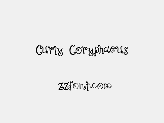 Curly Coryphaeus