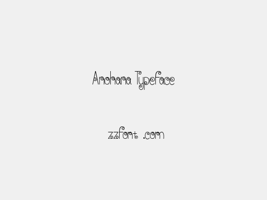 Anohana Typeface