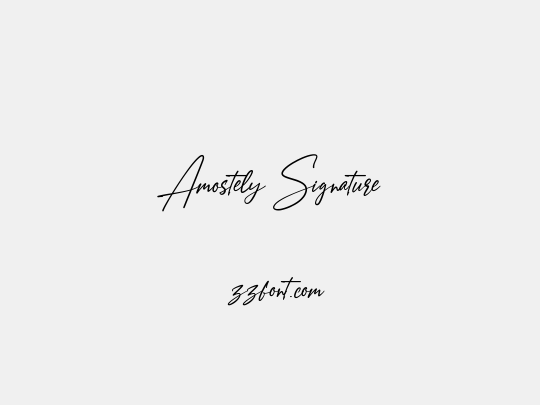 Amostely Signature