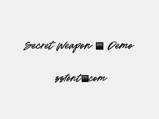 Secret Weapon - Demo