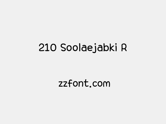 210 Soolaejabki R