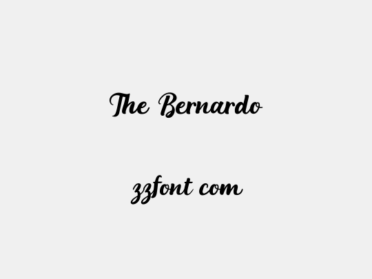 The Bernardo