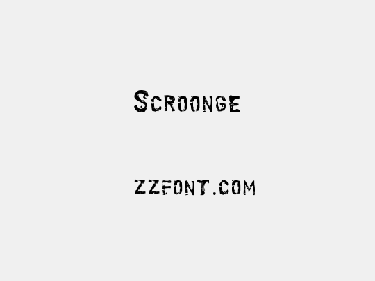 Scroonge