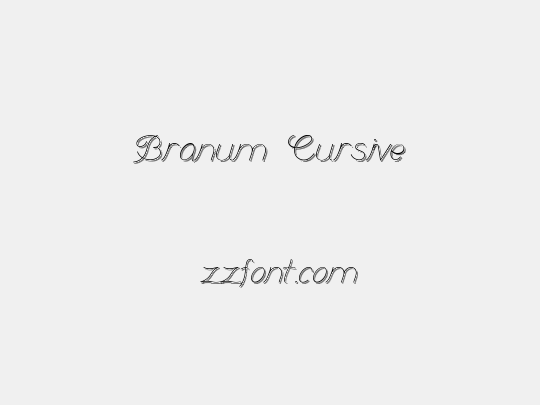 Branum Cursive