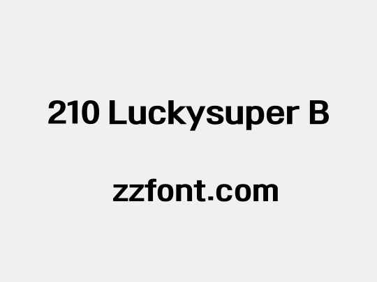 210 Luckysuper B