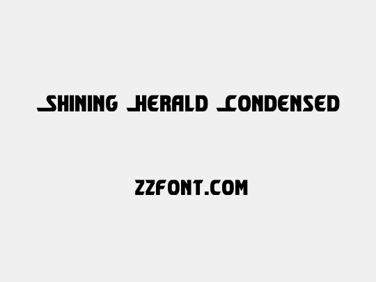 Shining Herald Condensed