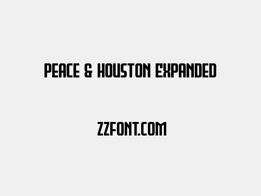 Peace & Houston Expanded