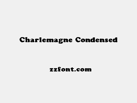 Charlemagne Condensed