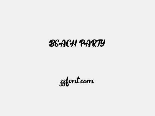 BEACH PARTY