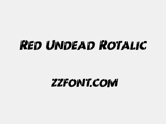 Red Undead Rotalic