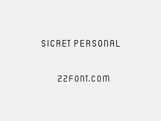 Sicret PERSONAL