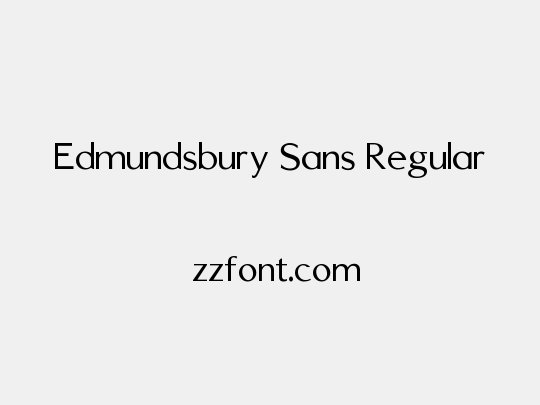 Edmundsbury Sans Regular