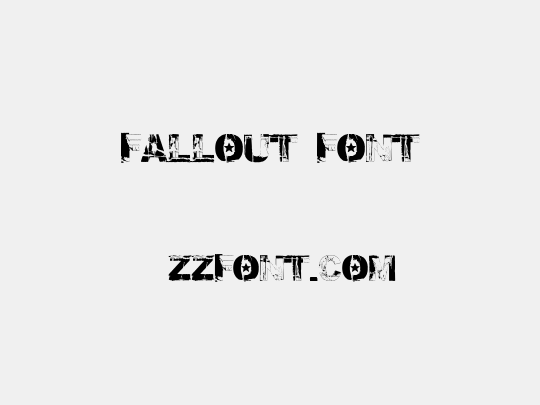 Fallout Font