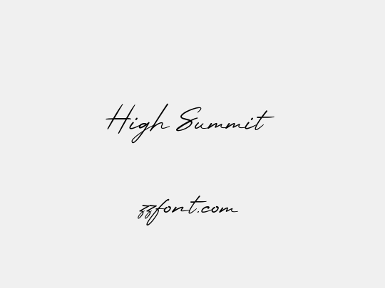 High Summit