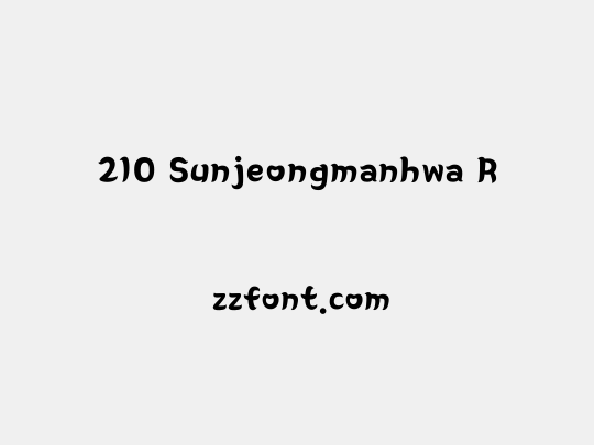 210 Sunjeongmanhwa R